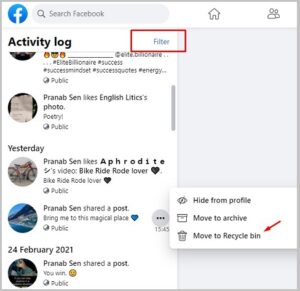 delete facebook posts in bulk chrome