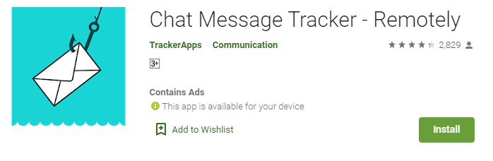 Chat Message Tracker app
