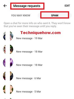 facebook message requests