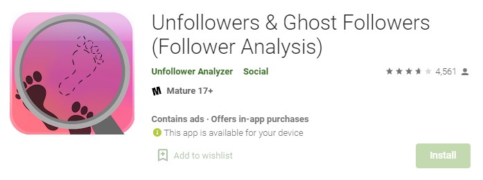 Unfollowers & Ghost Followers