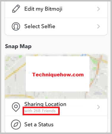See number of Friends on Snap Map