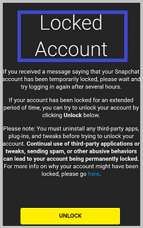  snapchat login unlock