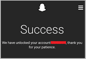  snapchat unlock success