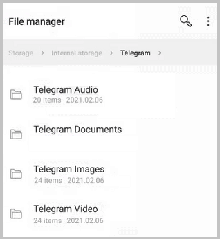 File manager-telegram
