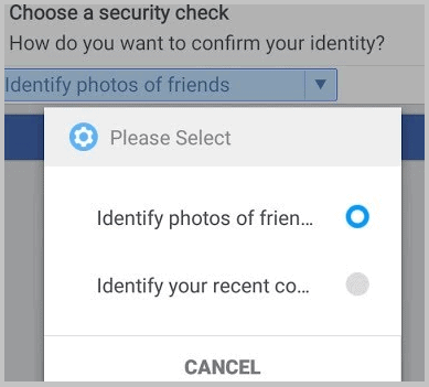 confirm your identity