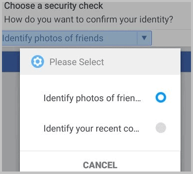 bevestig uw identiteit