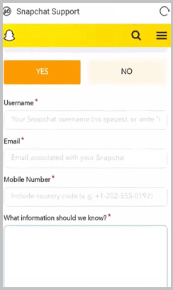 snapchat support unlock