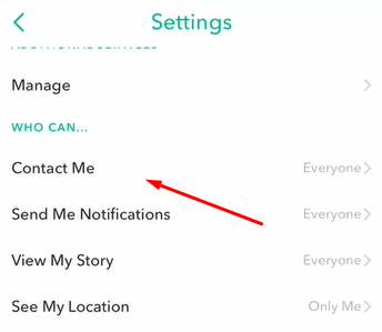 snapchat private settings
