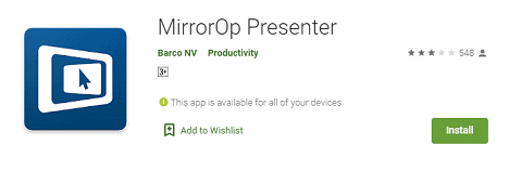 MirrorOP app android