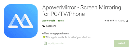 apowerMirror app