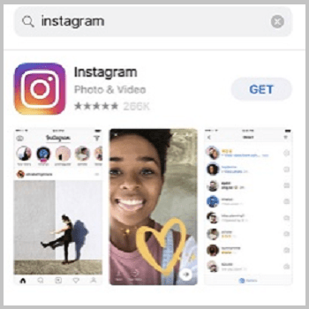 reinstall instagram