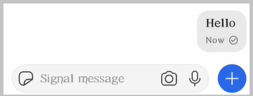 one checkmark signal