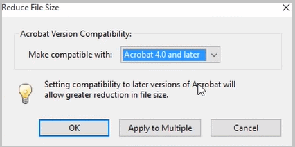 how to reduce a file size of a pdf