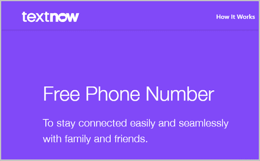 Textnow tool for numbers lookup