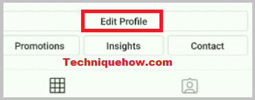 edit profile instagram