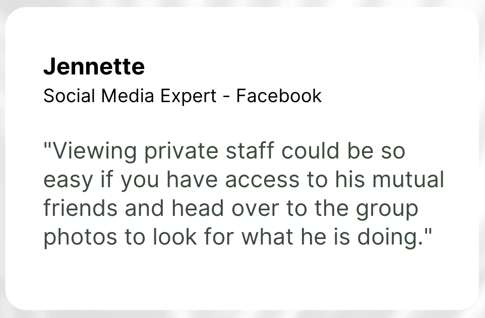 facebook expert statement