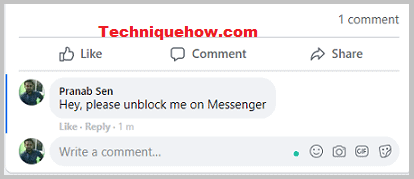 post comments to unblock