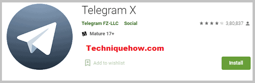 Telegram X app