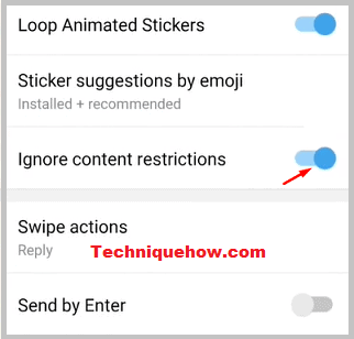 Telegram X_ignore restrictions