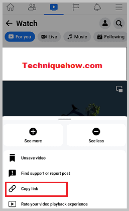 copy link of messenger video