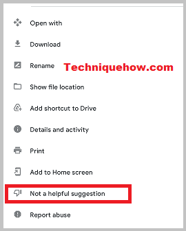 google drive app_delete suggestions