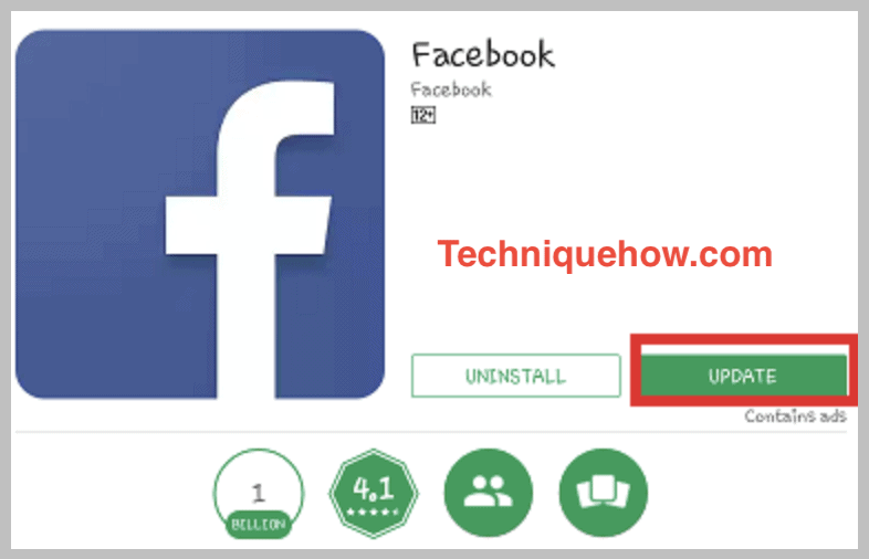 facebook update app