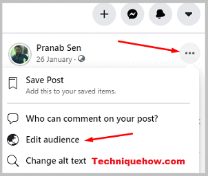 remove Facebook profile picture 1