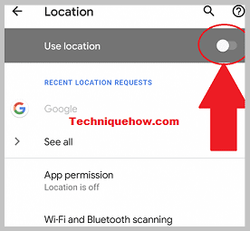 if location is off