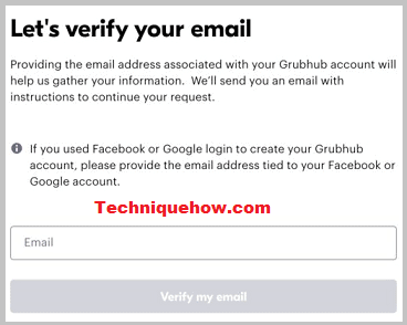 verify email grubhub