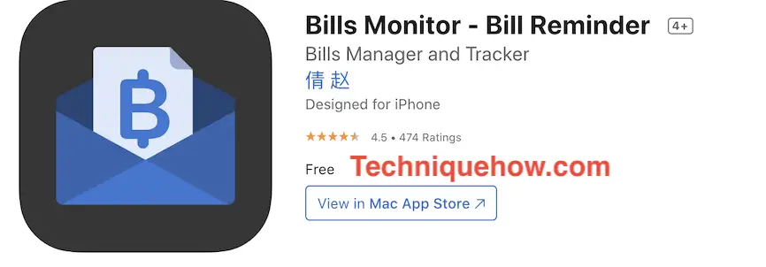 Bills Monitor app