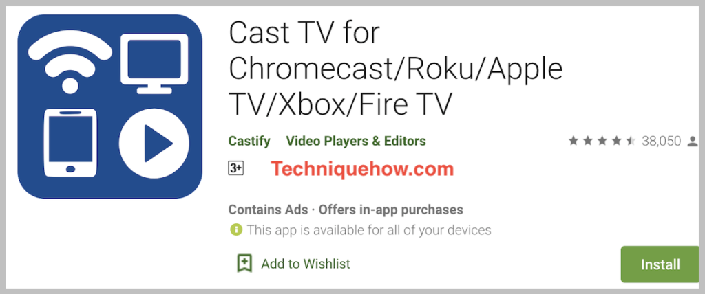 Cast TV chromecast app