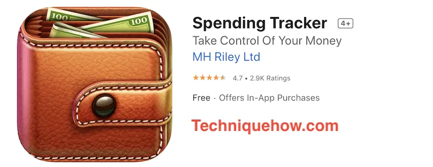 Spending Tracker app ios