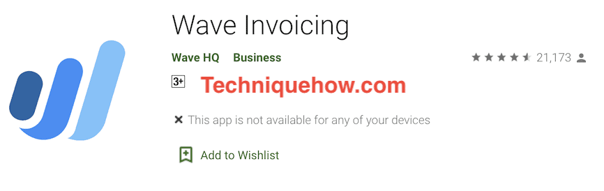 Wave Invoicing app