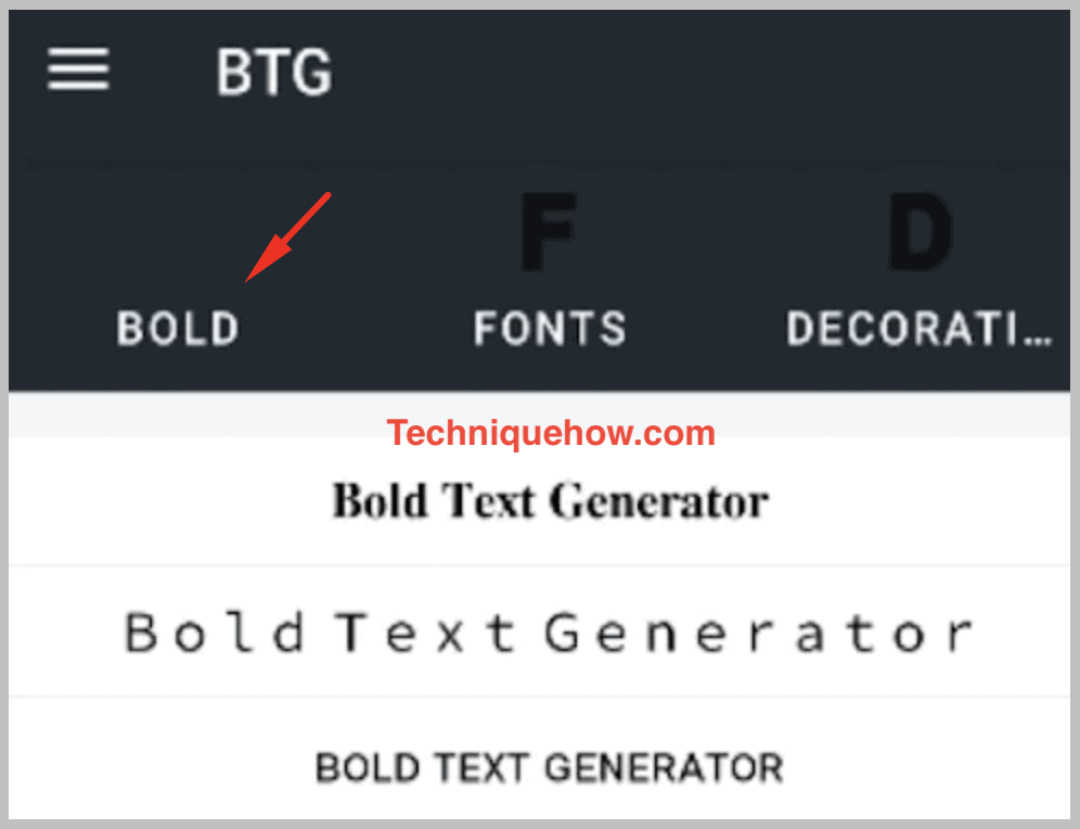 app for bold text