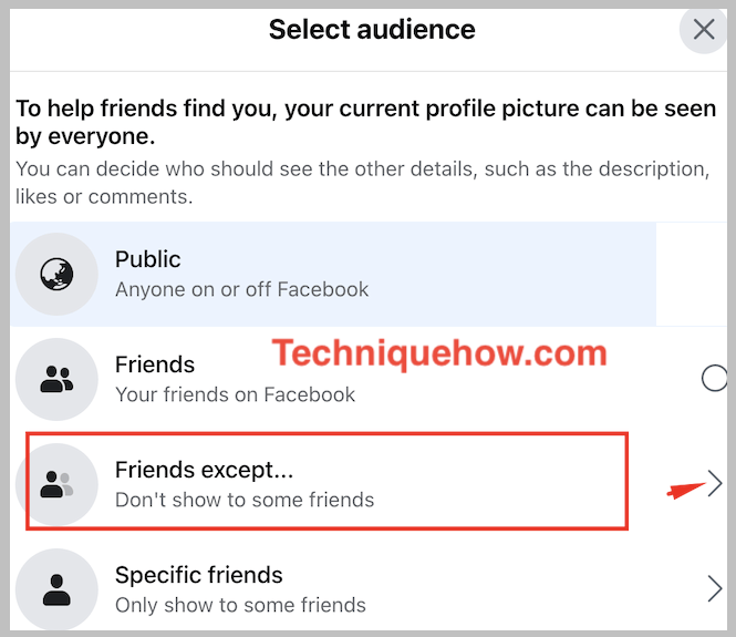 facebook hide profile picture