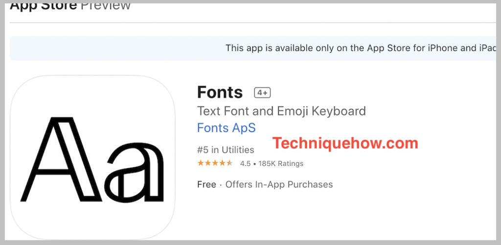 fonts app for ios