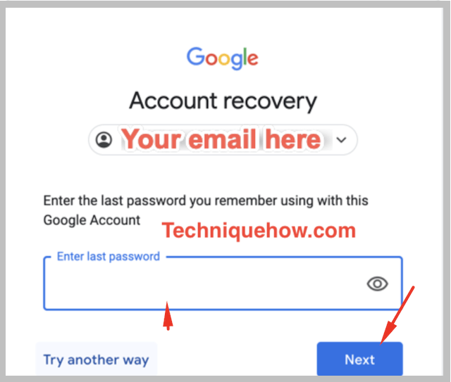 last password reset google