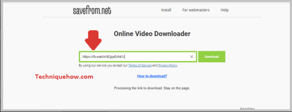 savefrom.net tool