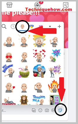 facebook stickers