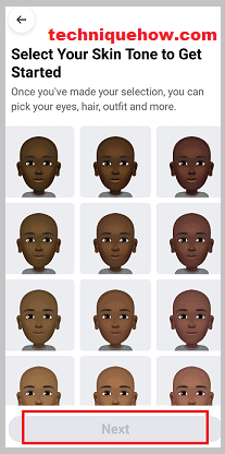choose the avatar images