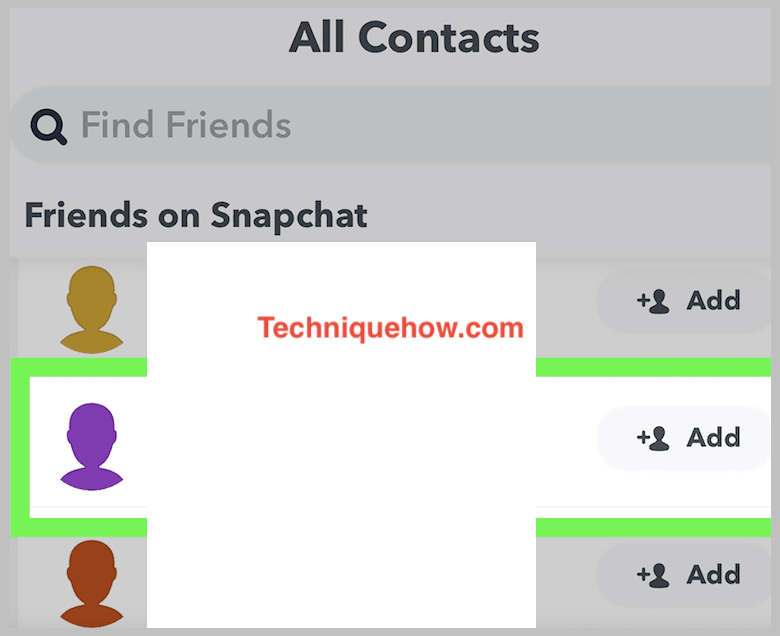 find snapchat user
