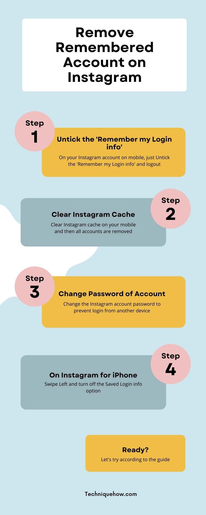 How to Remove a Remembered Account on Instagram? – 20 – TechniqueHow