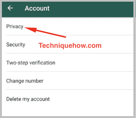 privacy settings