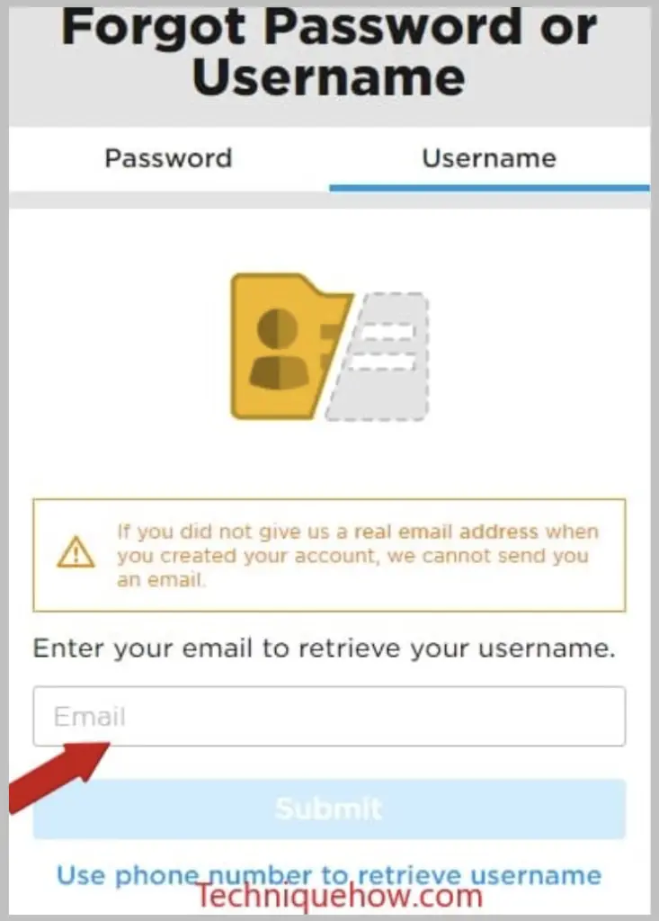 roblox forgot username
