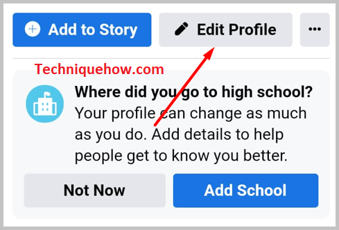 Edit Profile fb