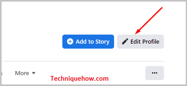 Facebook Edit profile
