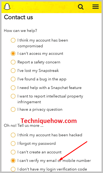 I can’t verify my email or mobile number