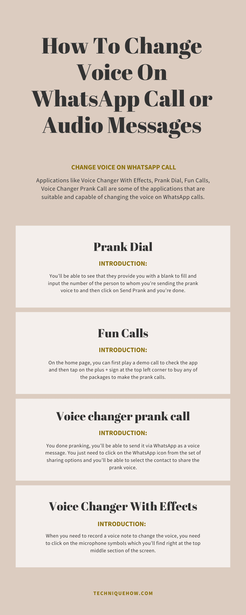 Infographic_How To Change Voice On Whatsapp Call or audio messages