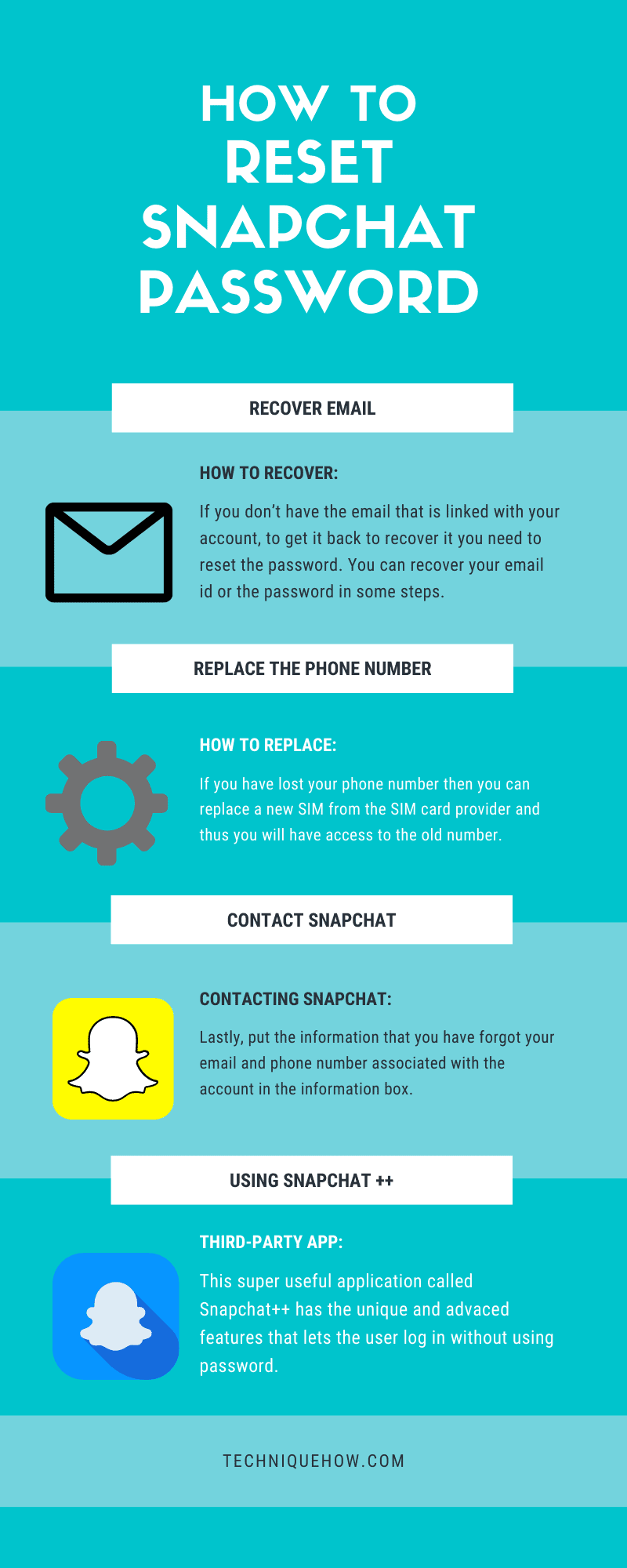 Infographic_Reset snapchat password without phone number or email