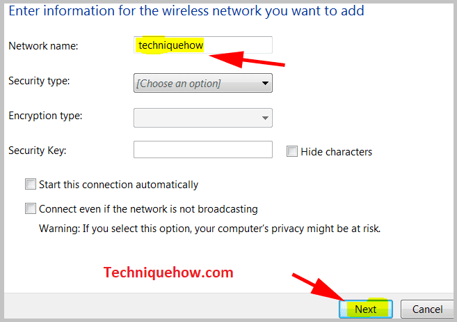 Network SSID 